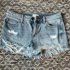 CELLO distressed light cutoff Jean shorts